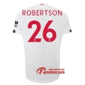 Maillot Liverpool FC No.26 Robertson Blanc Exterieur 2019 2020 Nouveau