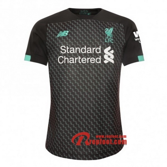 Maillot Liverpool FC Noir Third 2019 2020 Nouveau