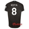 Maillot Liverpool FC No.8 Keita Noir Third 2019 2020 Nouveau