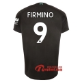 Maillot Liverpool FC No.9 Firmino Noir Third 2019 2020 Nouveau