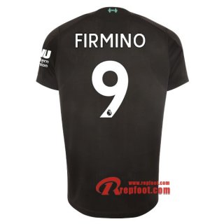 Maillot Liverpool FC No.9 Firmino Noir Third 2019 2020 Nouveau