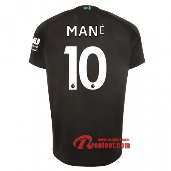 Maillot Liverpool FC No.10 Mane Noir Third 2019 2020 Nouveau Maillot Liverpool FC No.10 Mane Noir Third 2019 2020 Nouveau