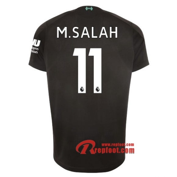 Maillot Liverpool FC No.11 M.Salah Noir Third 2019 2020 Nouveau