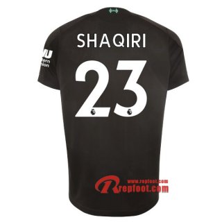 Maillot Liverpool FC No.23 Shaqiri Noir Third 2019 2020 Nouveau