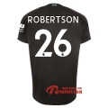 Maillot Liverpool FC No.26 Robertson Noir Third 2019 2020 Nouveau