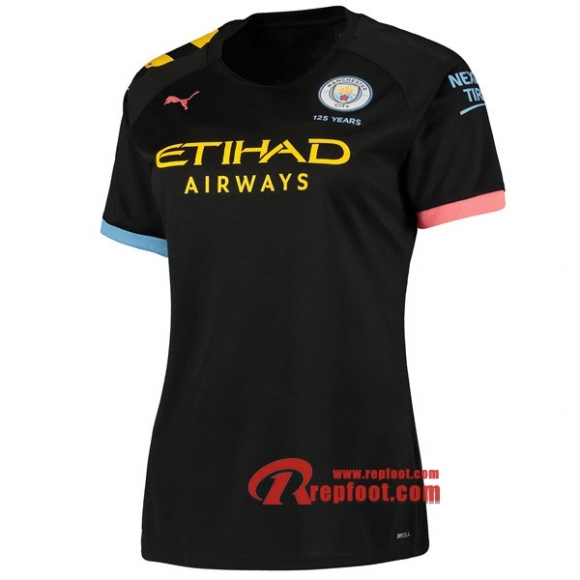 Maillot Du Manchester City Femme Bleu Exterieur 2019 2020 Nouveau