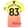 Maillot Manchester City No.83 Poveda Ocampo Orange Third 2019 2020 Nouveau