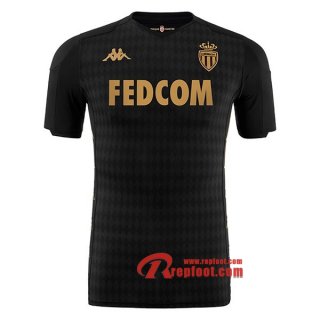 Maillot AS Monaco Noir Exterieur 2019 2020 Nouveau