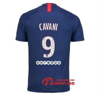 Maillot PSG Paris Saint Germain Jordan No.9 Cavani Bleu Domicile 2019 2020 Nouveau