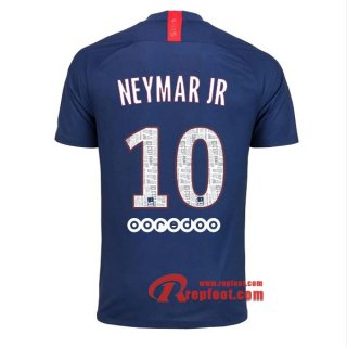 Maillot PSG Paris Saint Germain Jordan No.10 Neymar Jr Bleu Domicile 2019 2020 Nouveau