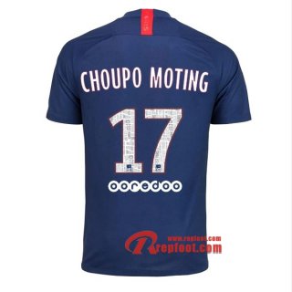 Maillot PSG Paris Saint Germain Jordan No.17 Choupo Moting Bleu Domicile 2019 2020 Nouveau