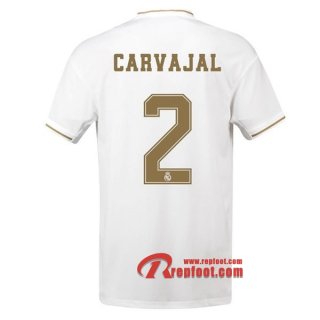 Maillot Real Madrid No.2 Carvajal Blanc Domicile 2019 2020 Nouveau