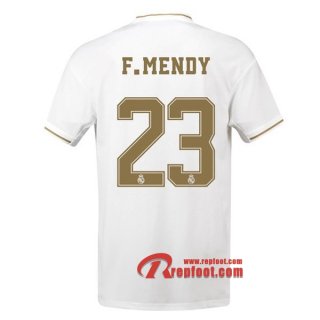 Maillot Real Madrid No.23 F.Mendy Blanc Domicile 2019 2020 Nouveau