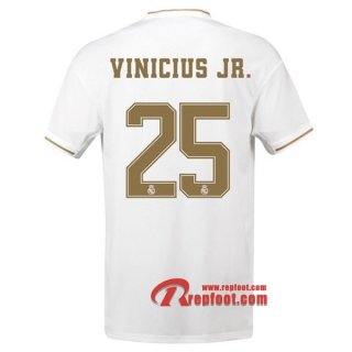 Maillot Real Madrid No.25 Vinicius Jr. Blanc Domicile 2019 2020 Nouveau