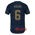 Maillot Real Madrid No.6 Nacho Bleu Exterieur 2019 2020 Nouveau