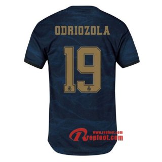 Maillot Real Madrid No.19 Odriozola Bleu Exterieur 2019 2020 Nouveau