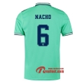 Maillot Real Madrid No.6 Nacho Vert Third 2019 2020 Nouveau