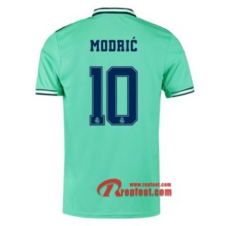 Maillot Real Madrid No.10 Modric Vert Third 2019 2020 Nouveau