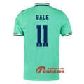 Maillot Real Madrid No.11 Bale Vert Third 2019 2020 Nouveau