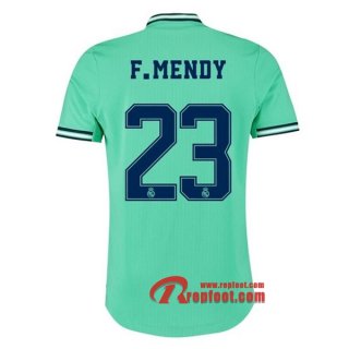 Maillot Real Madrid No.23 F.Mendy Vert Third 2019 2020 Nouveau