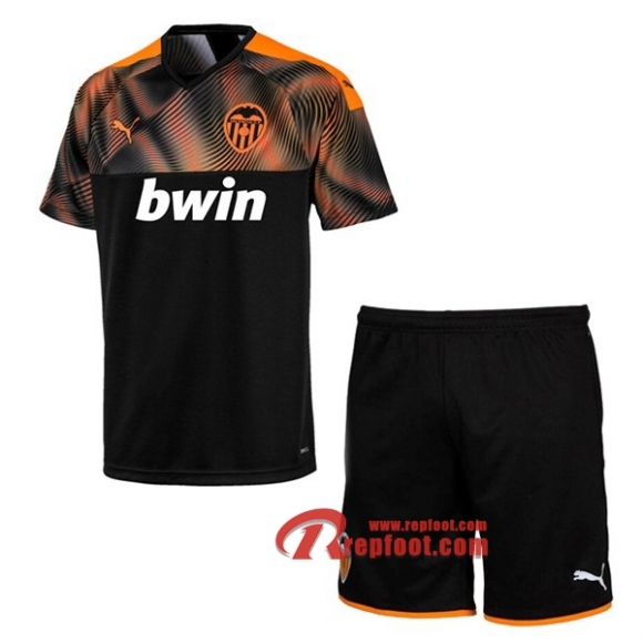 Ensemble Maillot De Valence Enfant Orange Negro Exterieur 2019 2020 Nouveau