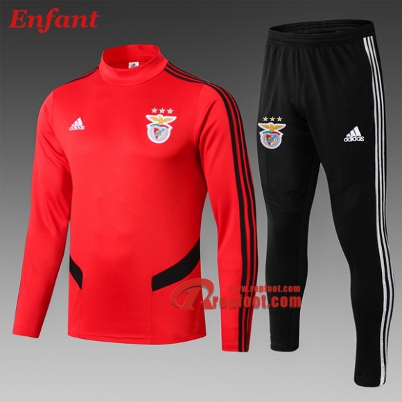 Ensemble Survetement De FC Benfica Enfant Rouge 2019/2020 Nouveau