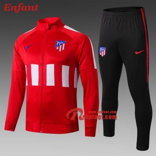 Ensemble Veste Survetement De Atletico Madrid Enfant Rouge 2019/2020 Nouveau