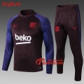 Ensemble Survetement De FC Barcelone Enfant Beko Noir 2019/2020 Nouveau