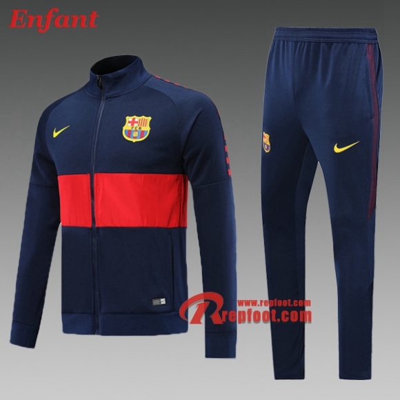 Nouveau Ensemble Veste Survetement De Barcelone Fc Enfant Bleu Saphir Rouge 2019/2020 :Site Fiable | Repfoot