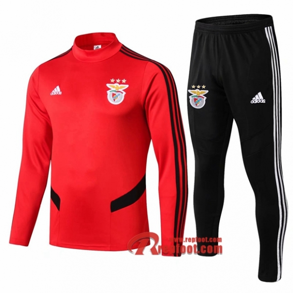 Ensemble De Survetement Benfica Rouge 2019 2020 Nouveau