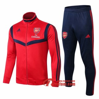 Ensemble Du Veste Survetement Arsenal Rouge 2019/2020 Nouveau