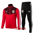 Ensemble De Veste Survetement S.L Benfica Rouge 2019 2020 Nouveau