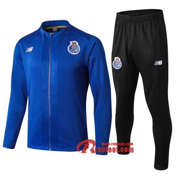 Ensemble Du Veste Survetement FC Porto Bleu 2019/2020 Nouveau