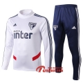 Ensemble Du Survetement Sao Paulo Blanc 2019/2020 Nouveau Ensemble Du Survetement Sao Paulo Blanc 2019/2020 Nouveau