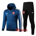 Ensemble Du Veste A Capuche Survetement Arsenal Bleu 2019/2020 Nouveau