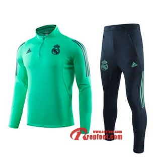 Ensemble De Survetement Real Madrid Vert 2019 2020 Nouveau