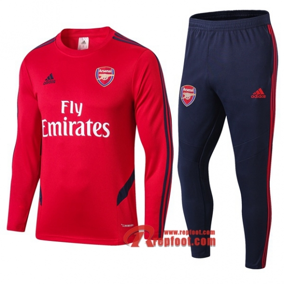 Ensemble Survetement Arsenal Rouge 2019-2020 Nouveau