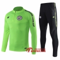 Ensemble De Survetement Manchester City Vert 2019 2020 Nouveau