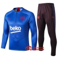 Ensemble Du Survetement FC Barcelone Beko Bleu 2019/2020 Nouveau