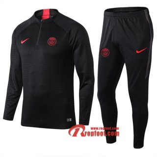 Ensemble Du Survetement Paris Saint Germain-PSG Noir 2019/2020 Nouveau