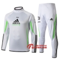 Ensemble Survetement Juventus Col Haut Blanc 2019 2020 Nouveau