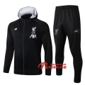 Ensemble Veste Survetement Liverpool FC Capuche Noir 2019 2020 Nouveau Ensemble Veste Survetement Liverpool FC Capuche Noir 2019 2020 Nouveau