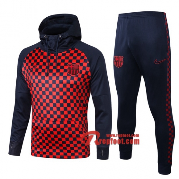 Ensemble Veste Survetement Barcelone FC Capuche Rouge 2019 2020 Nouveau Ensemble Veste Survetement Barcelone FC Capuche Rouge 2019 2020 Nouveau