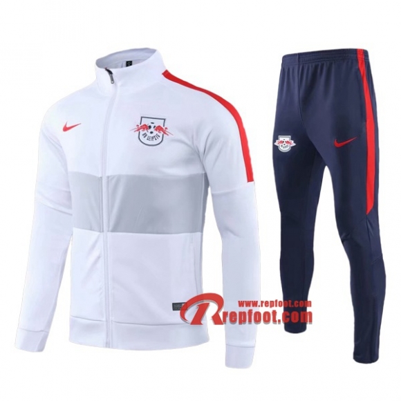 Ensemble Veste Survetement RB Leipzig Blanc 2019 2020 Nouveau Ensemble Veste Survetement RB Leipzig Blanc 2019 2020 Nouveau