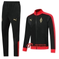 Ensemble Veste Survetement AC Milan Edition 120E Anniversaire Noir 2019 2020 Nouveau