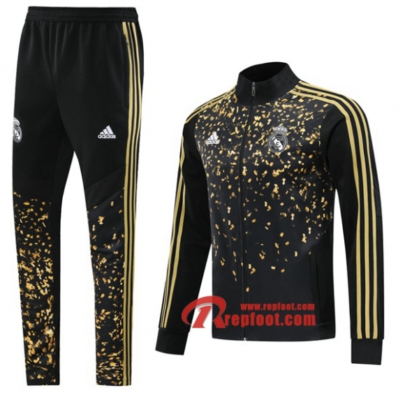 Ensemble Veste Survetement Real Madrid Adidas × Ea Sports™ Fifa 20 Noir 2019 2020 Nouveau