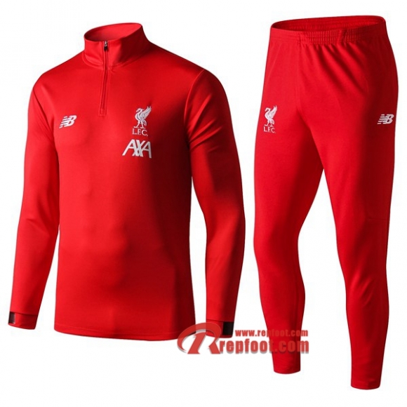 Ensemble De Survetement FC Liverpool Rouge 2019 2020 Nouveau