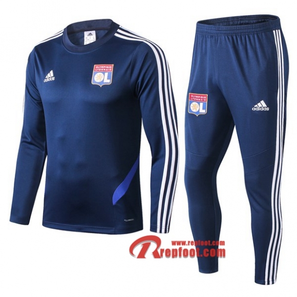 Ensemble Survetement Lyon OL Bleu 2019-2020 Nouveau  Ensemble Survetement Lyon OL Bleu 2019-2020 Nouveau