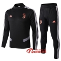 Ensemble Survetement Juventus Noir/Gris 2019-2020 Nouveau