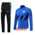 Ensemble Veste Survetement Inter Milan Bleu 2019-2020 Nouveau